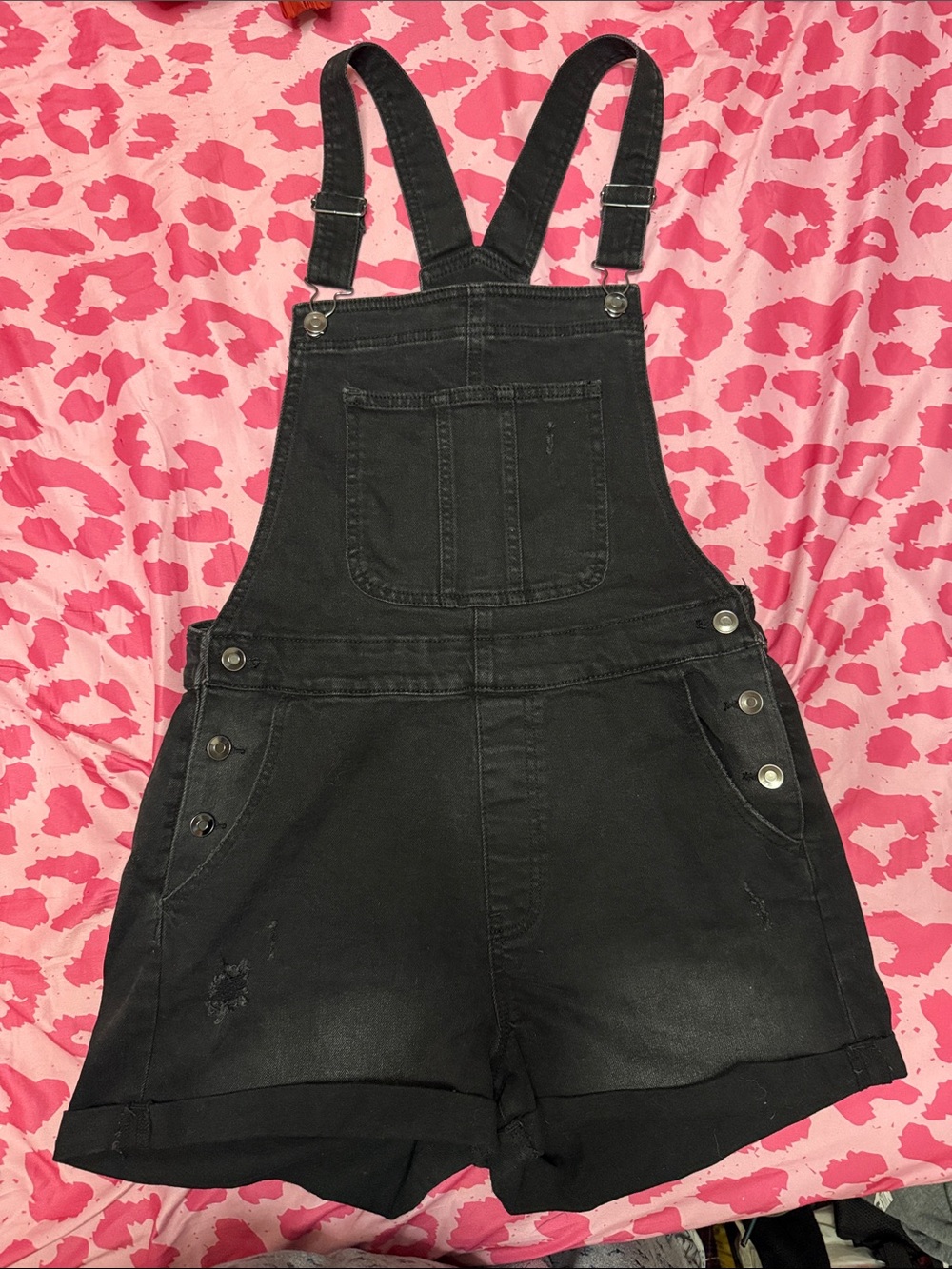 No Boundaries Denim Shortalls